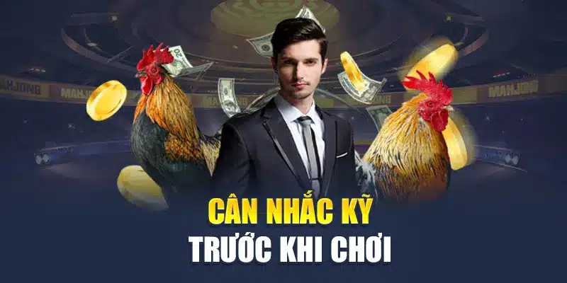 Đá Gà Mộc Bài M88 - Sân Chơi Đỉnh Cao Cho Dân Đam Mê 3 Cân nhắc kỹ trước khi chơi