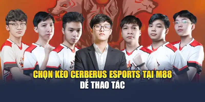 Chọn kèo Cerberus Esports tại M88 dễ thao tác